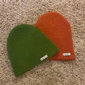 Set of two Neff beanies